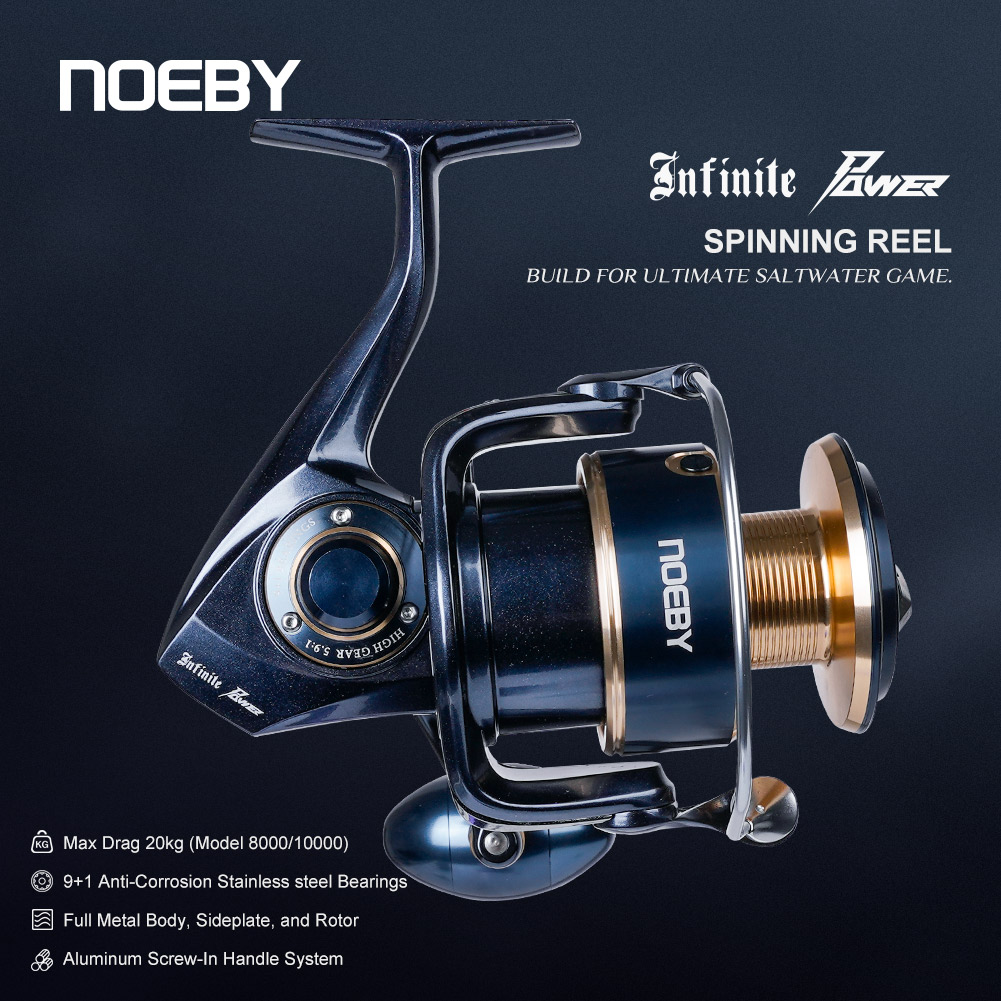 Trolling Reel - Noeby Infinite Power Kołowrotek spinningowy 5000H