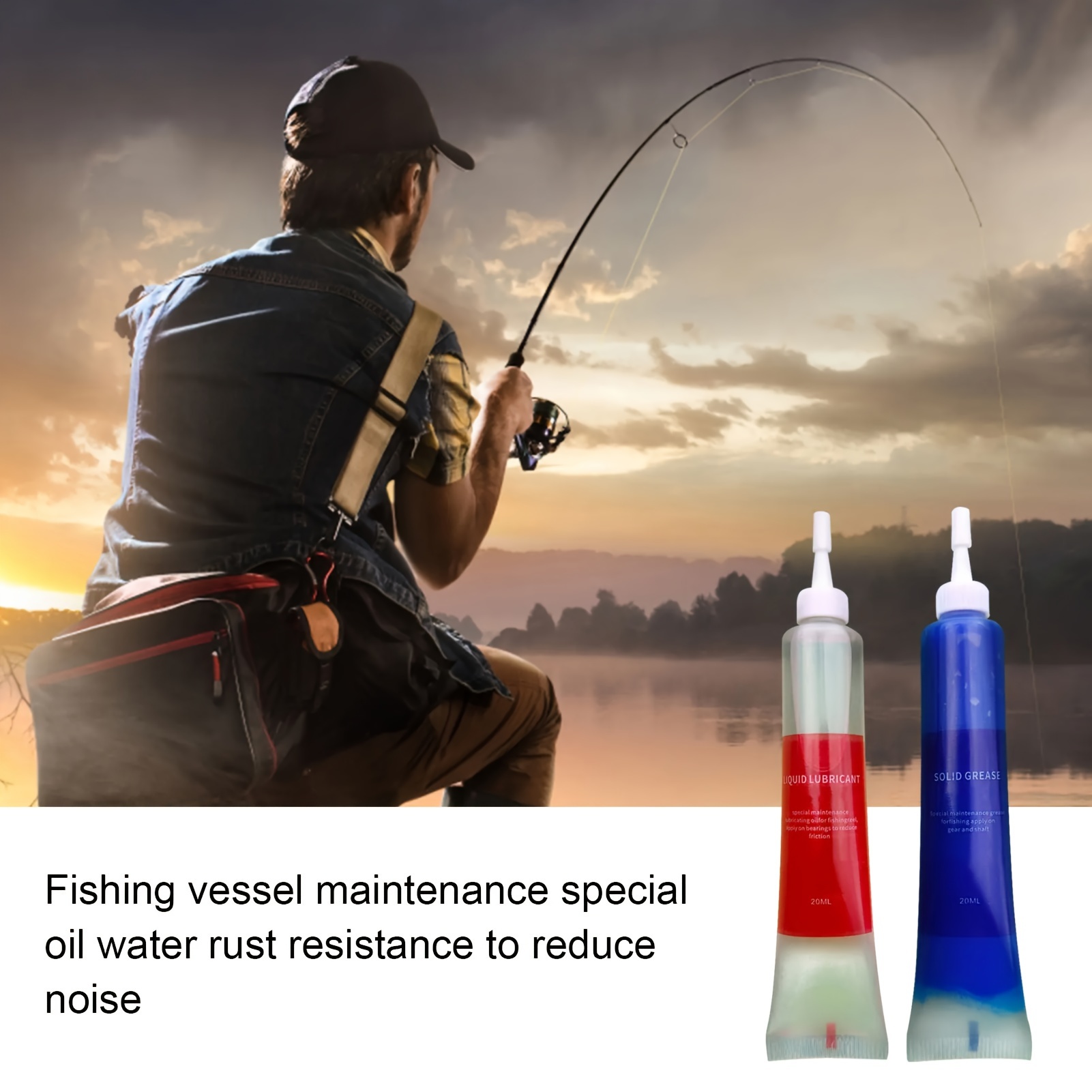 Reel Repair Kit - 4-częściowy zestaw do konserwacji kołowrotka wędkarskiego: