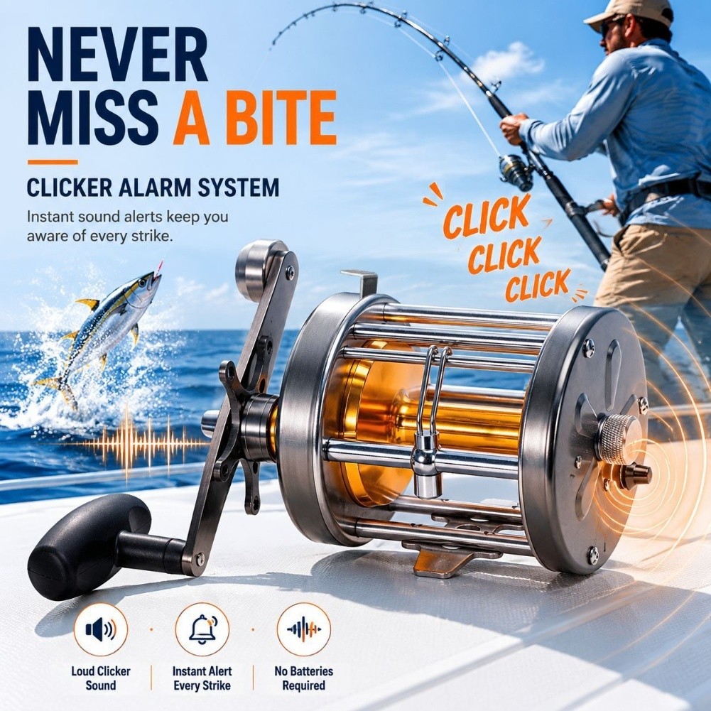 Kołowrotek trollingowy MT 50W, – Trolling Reel recenzja i cena